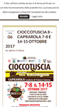 Mobile Screenshot of cioccotuscia.it