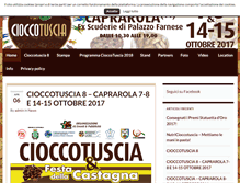 Tablet Screenshot of cioccotuscia.it